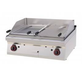 2 zónás RedFox asztali gázüzemű lávaköves grill